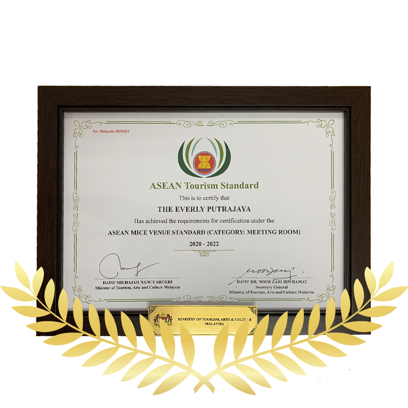 ASEAN Tourism Standard Awards with wreath